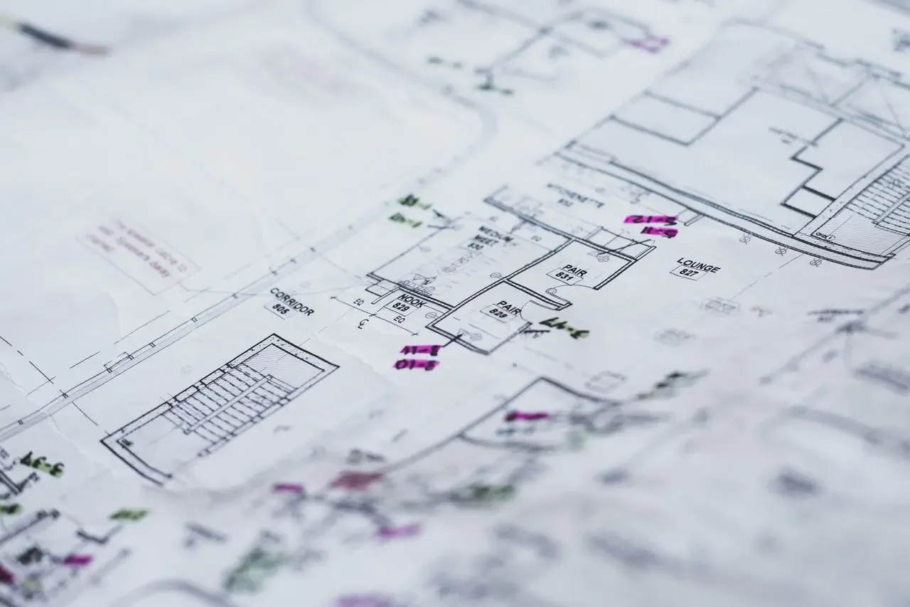 Atividades e equipamentos de construção. Imagem ilustrativa.