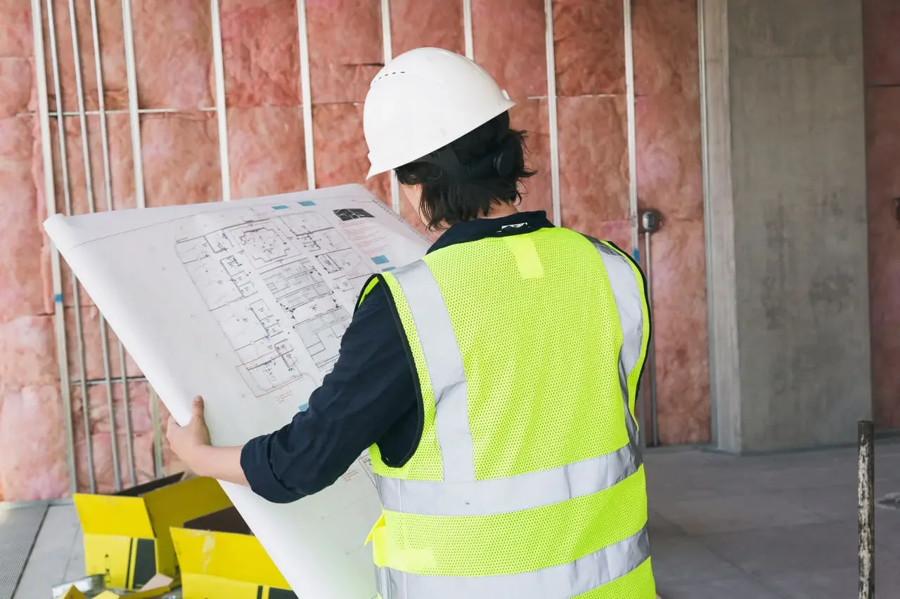 Atividades e equipamentos de construção. Imagem ilustrativa.
