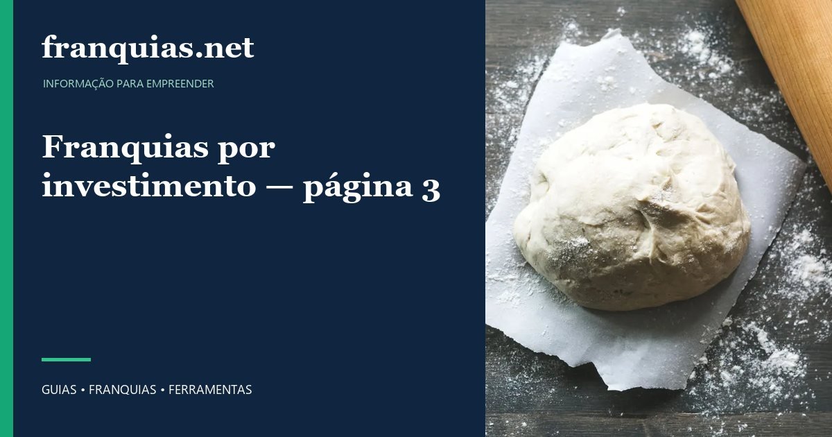 Capa para compartilhar: Franquias por investimento — página 3