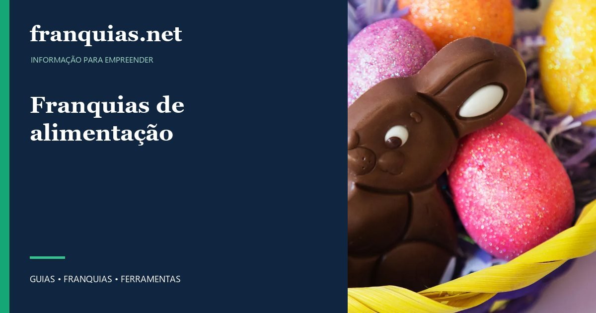 Capa para compartilhar: Franquias de alimentação